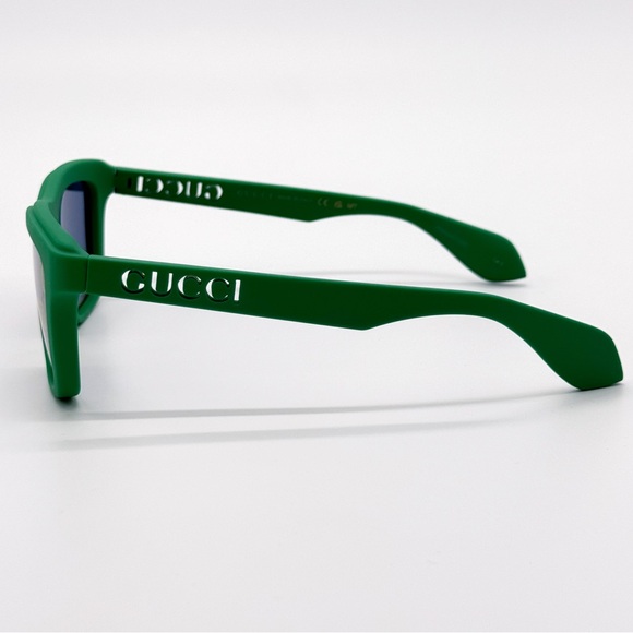 NEW GUCCI GG1571S 004 SQUARE GREEN BLUE MEN SUNGLASSES GUCCI - Picture 8 of 12